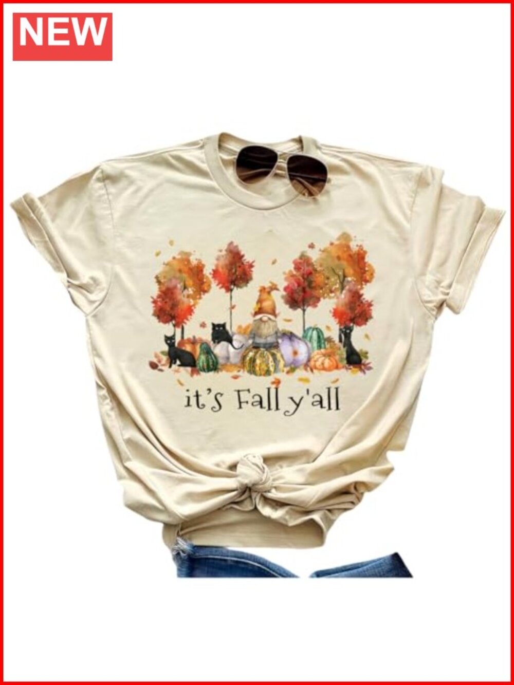 Ymoshoe Women's Fall Pumpkin Graphic T-Shirt Short Sleeve Crew Neck